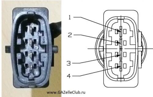 Распиновка штекера датчика Замена лямбд wj 4.0 самые дешёвые из доступных. Не Китай. - Jeep Grand Cherokee 