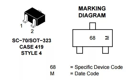 Распиновка smd 68 SMD маркировка