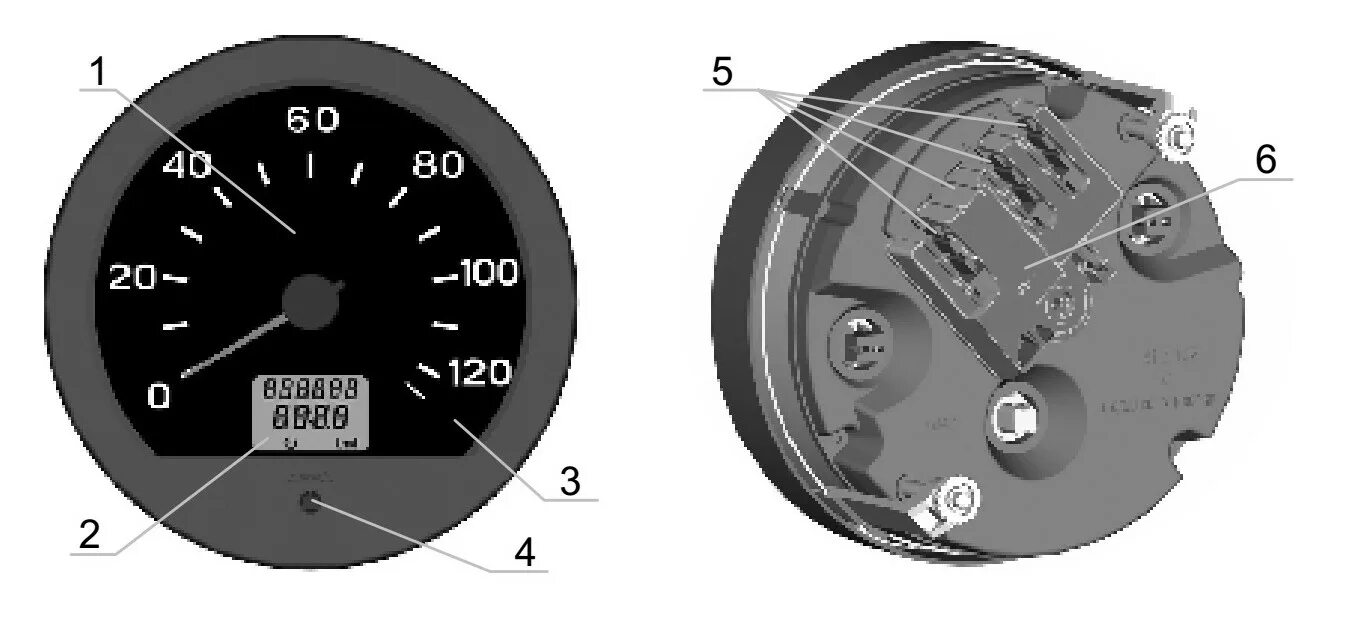 Распиновка спидометра камаз Прибор показывающий спидометра 81.3802, 811.3802. Руководство, распиновка. Автот