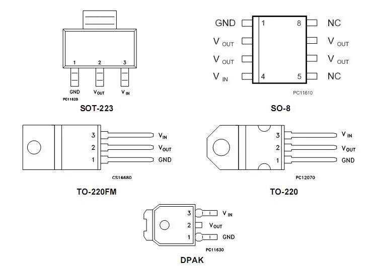 Распиновка стабилизатора LD1117 Selling Leads, Price trend, LD1117 DataSheet download, circuit diagram fr