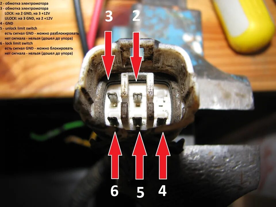 Распиновка топливного Переборка привода электрической блокировки - Toyota Land Cruiser Prado 70-series