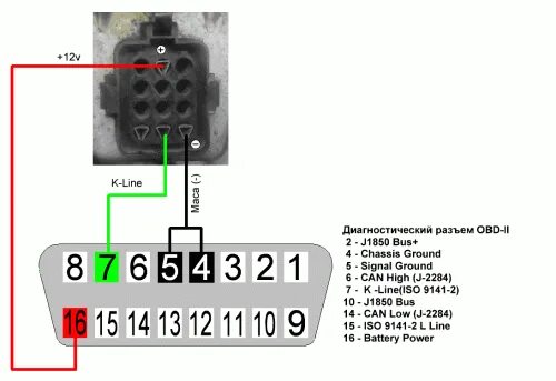 Распиновка уаз ELM327 - 4PDA