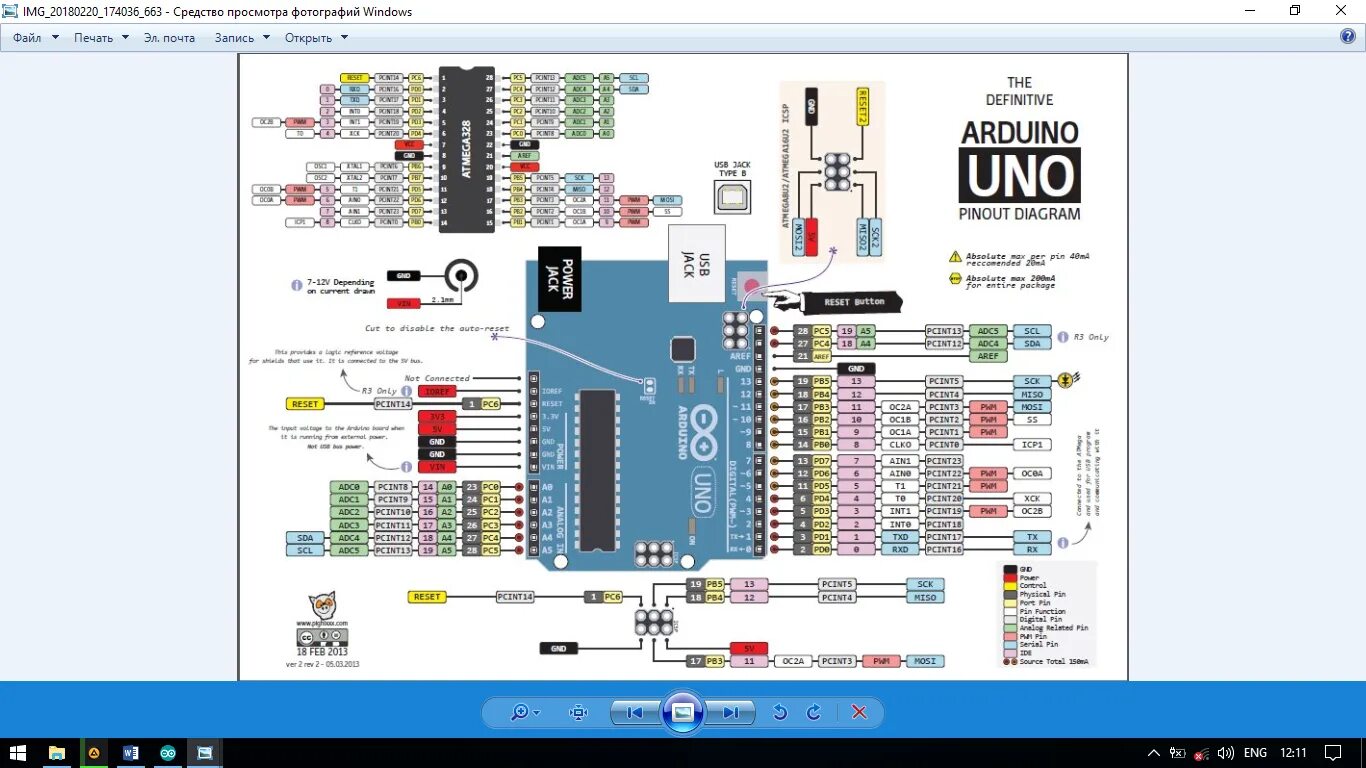 Распиновка уно Arduino uchun sodda dastur