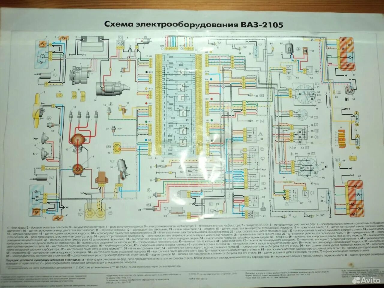 Распиновка ваз 2105 2105 электрический