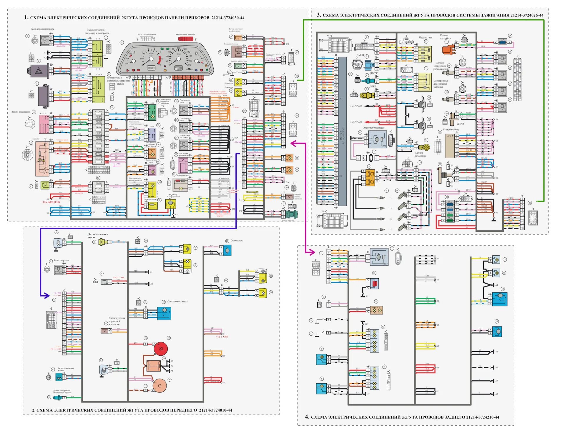 Распиновка ваз 21214 Схема проводки. - Lada 4x4 3D, 1,7 л, 2011 года своими руками DRIVE2