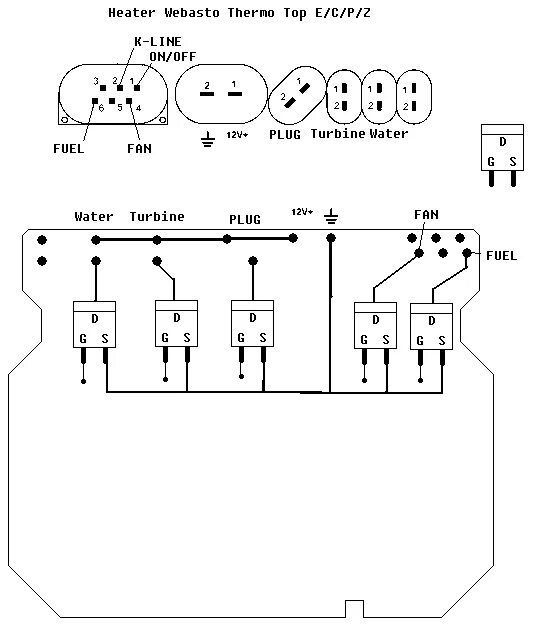 Распиновка webasto Webasto Board ORBBASTO