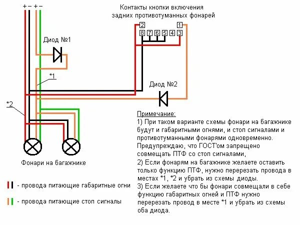 Распиновка задних фонарей газель Задние ПТФ в Premio 2004 by Серега - Фотография 3 из 36 ВКонтакте