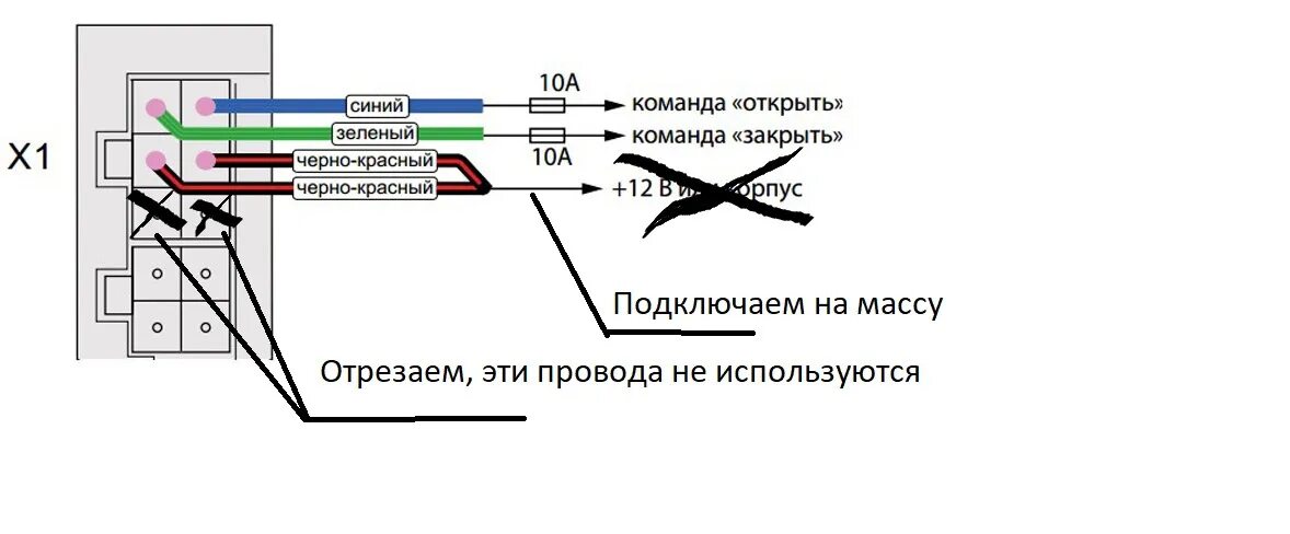 Распиновка замка Точки подключения сигнализации и доп. каналы - Toyota Corsa (5G), 1,3 л, 1996 го