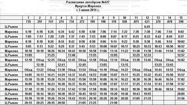 Расписание маршруток 426 иркутск фото 417 маршрут иркутск схема