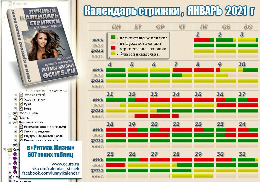 Расписание стрижек по лунному календарю Лунный календарь стрижек 2020 на ноябрь: самые благоприятные дни, таблица, окраш