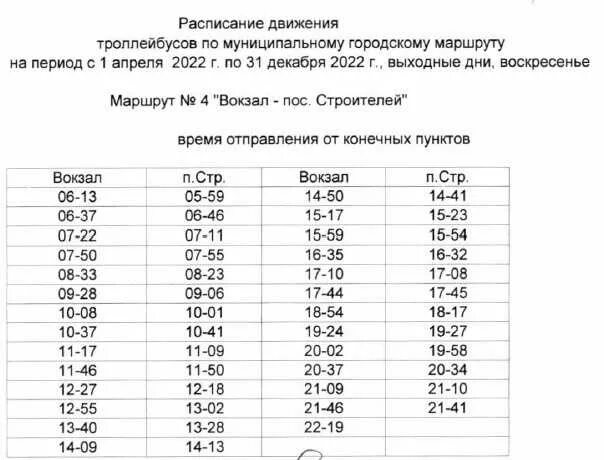 Расписание троллейбусов минск фото Изменилось расписание троллейбусов в Миассе - Миасский Рабочий - Миасс - 01.04.2