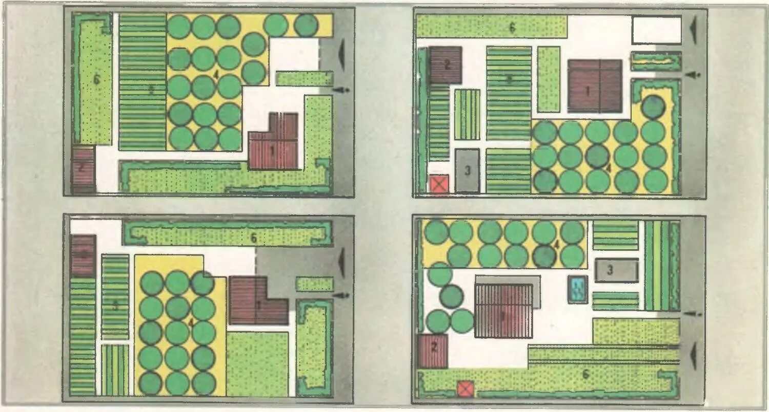 Расположение грядок на участке схема Как разместить плодовые деревья и кустарники на участке схема (70 фото) - красив