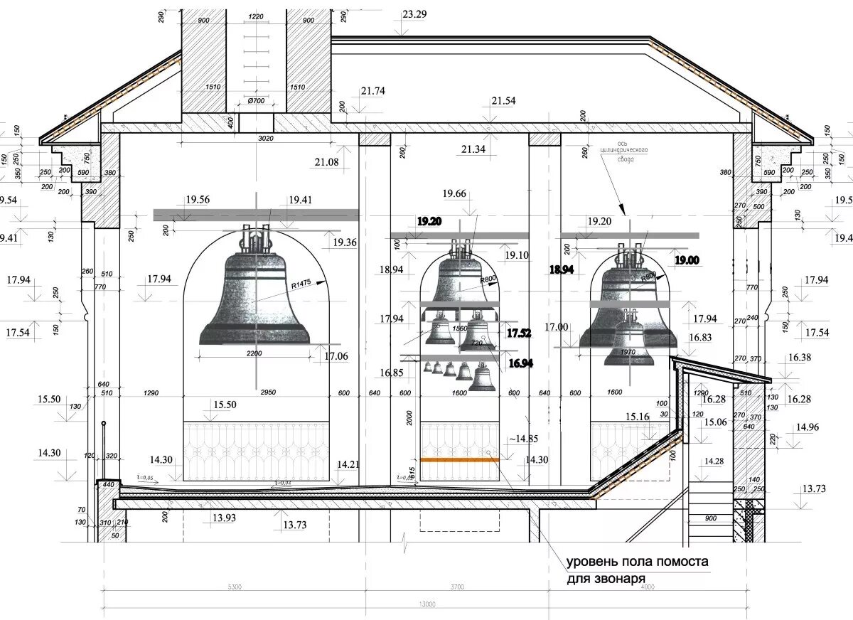 Расположение колоколов на звоннице схемы Колокол чертеж - одежда Modena-Wear.ru