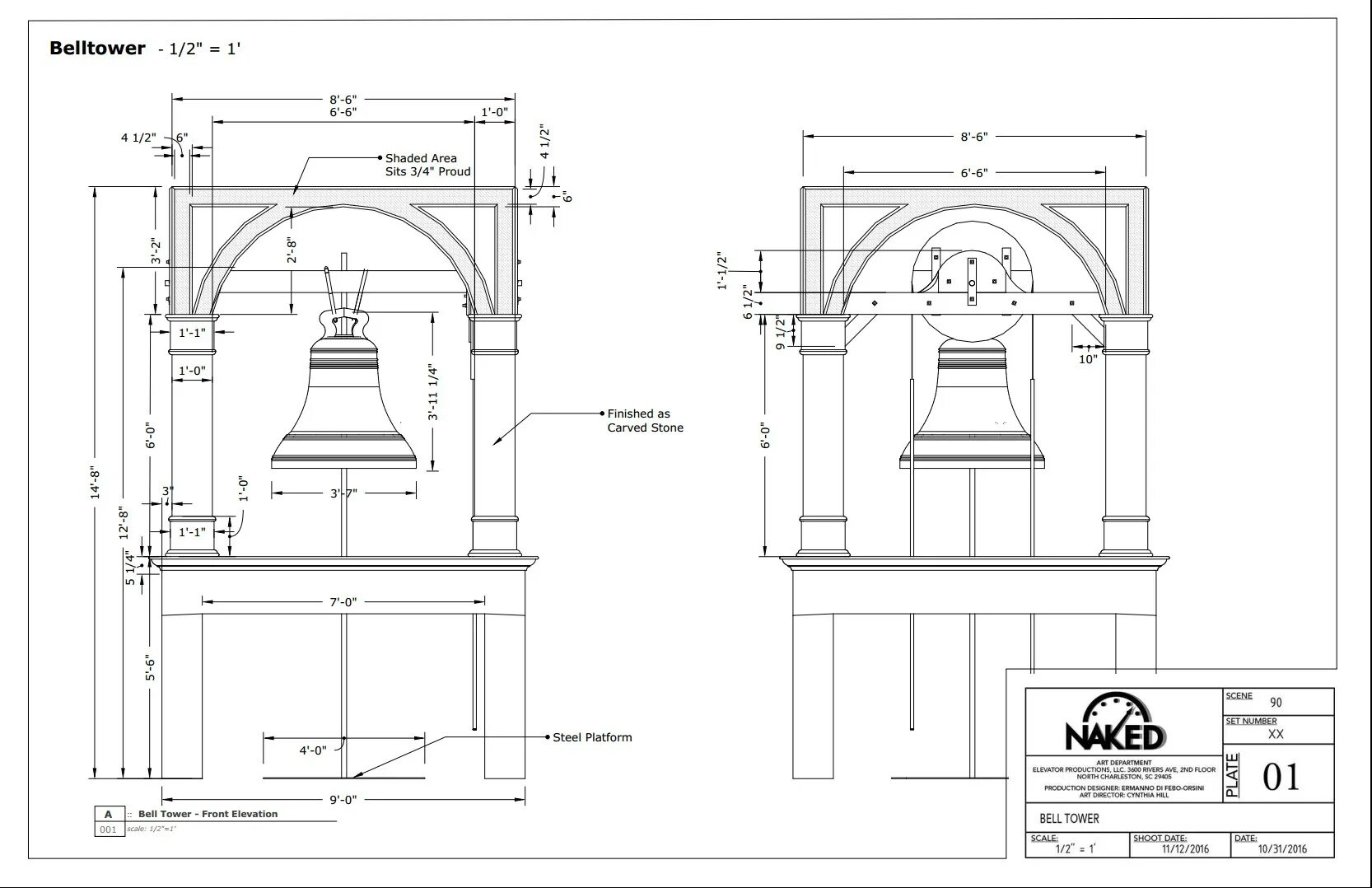 Расположение колоколов на звоннице схемы Projects Paul Markovich Page 4