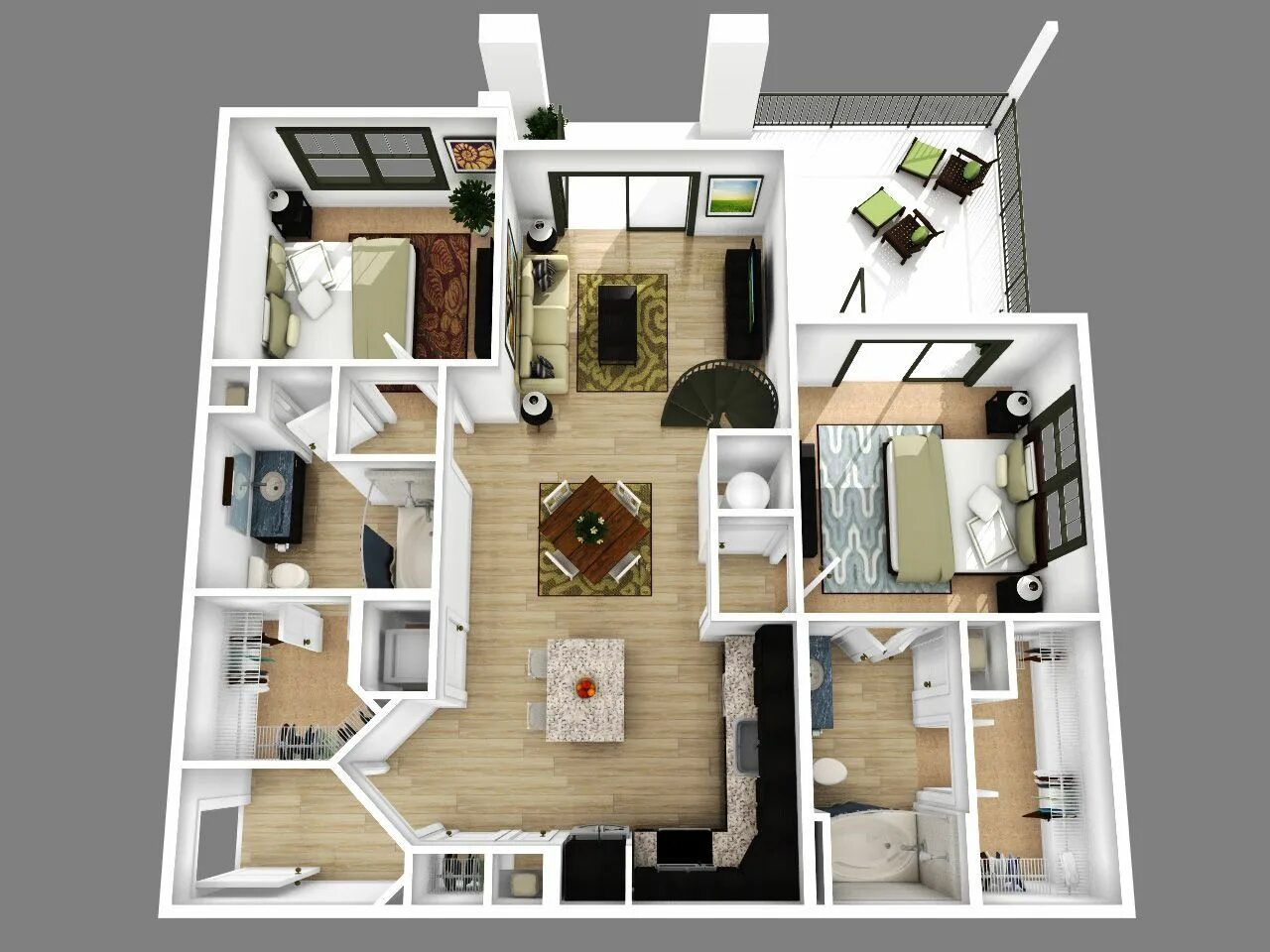 Расположение комнат фото Zwei Zimmer Wohnungen Ideen - #Wohnkultur Apartment floor plans, Apartment layou