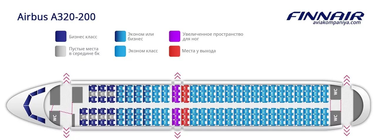 Расположение кресел в самолете аэрофлот схема салона Воздушный флот авиакомпании Finnair и схемы салонов, фото