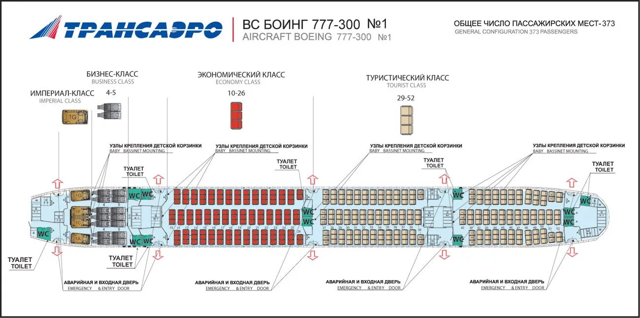 Расположение мест аэрофлот 777 300 схема Boeing 777 300er лучшие места