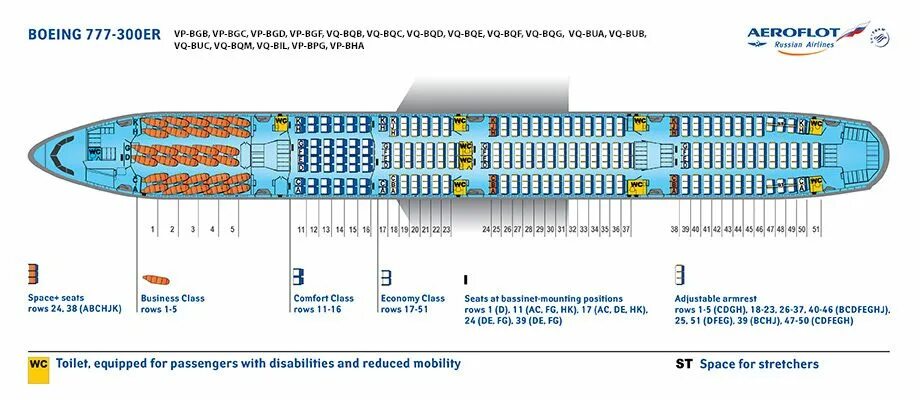 Расположение мест аэрофлот 777 300 схема Korean Air Boeing 777 300er Seating Chart Aircraft Panies Fleet Of Aircraft Circ