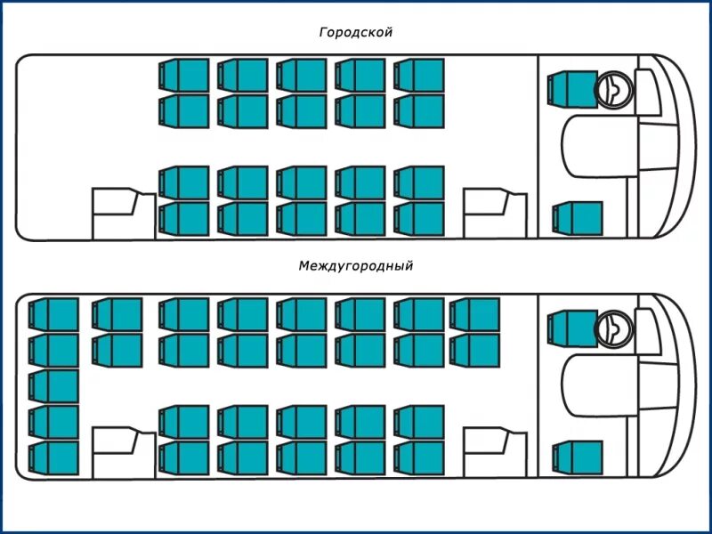 Расположение мест в автобусе паз схема ПАЗ-320412 CNG (газовый)