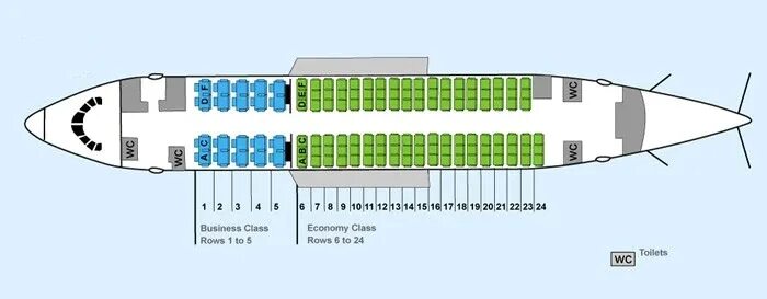 Расположение мест в самолете боинг 737 схема Boeing 737 Family Overview and Seat Map - Flightradars24.co.uk