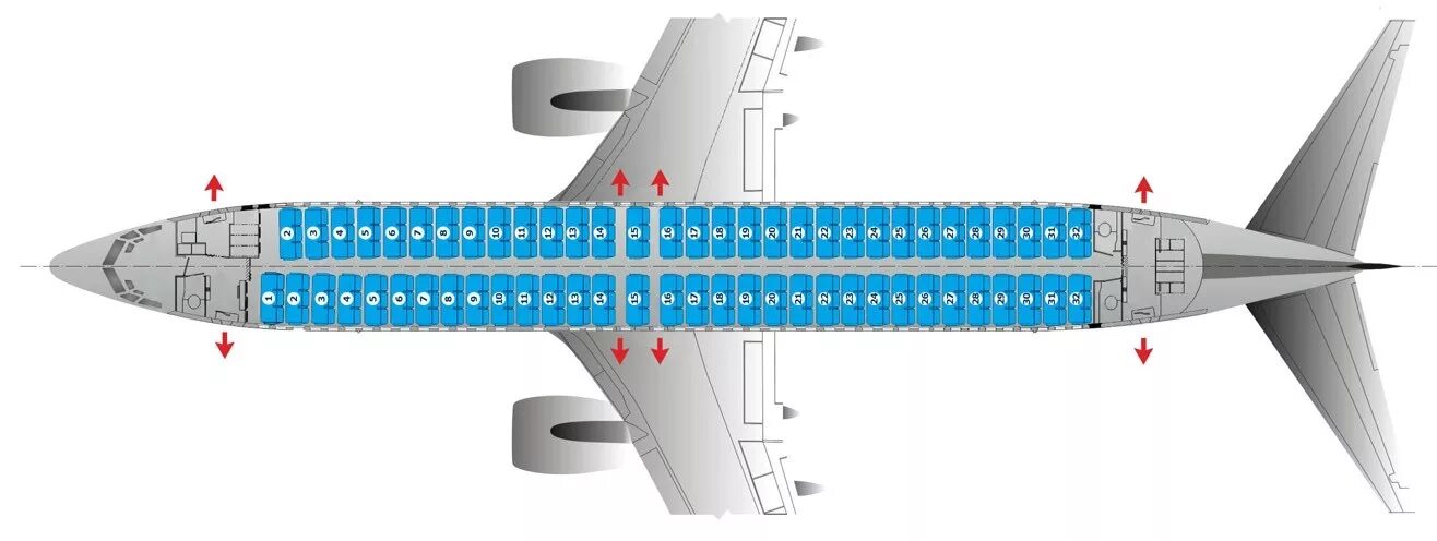 Расположение мест в самолете победа эконом схема Боинг 737 800 места - блог Санатории Кавказа