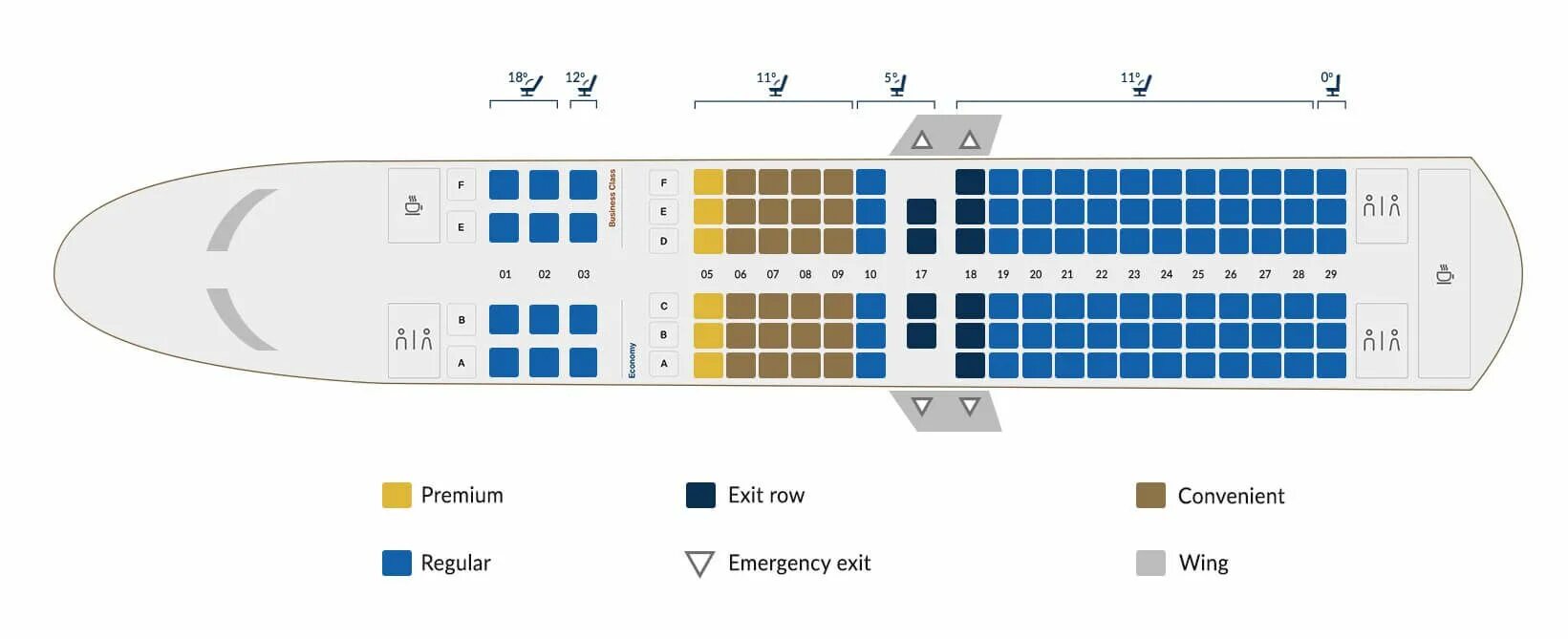 Расположение мест в самолете смартавиа схема Copa Airlines Boeing 737 700 Seating Plan Airline seats, Airlines, Boeing