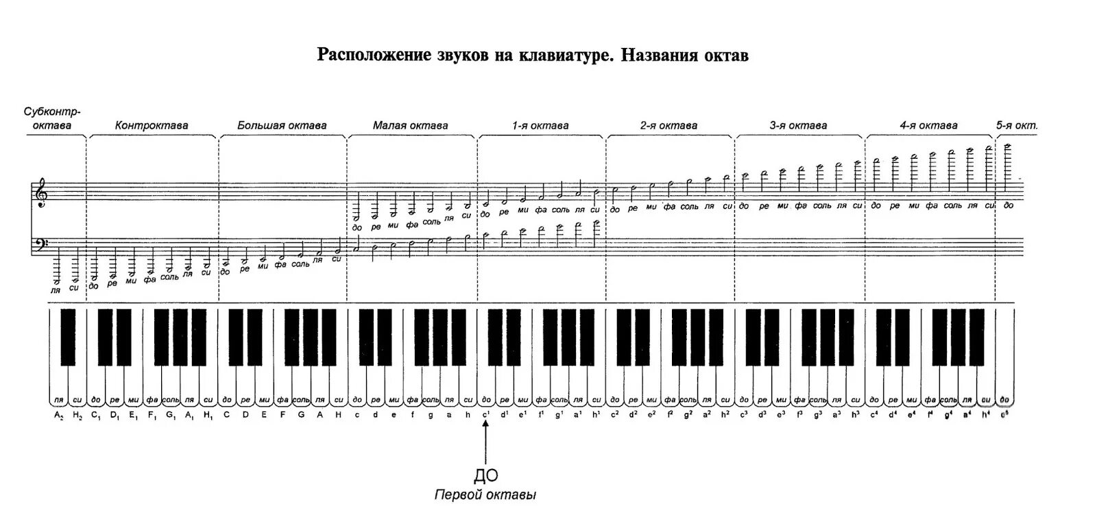 Расположение нот на руках схема Картинки НОТЫ ВТОРОЙ ОКТАВЫ НА НОТНОМ СТАНЕ