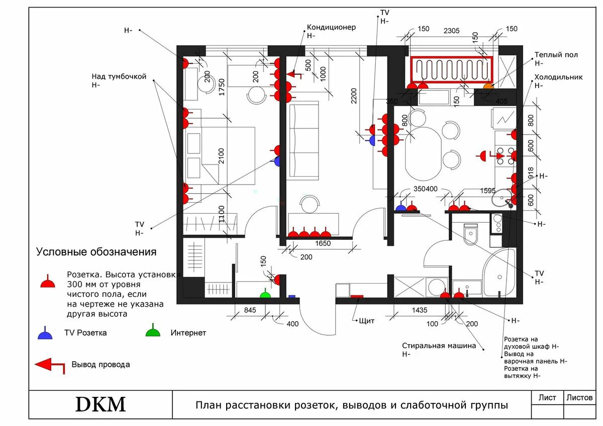 Расположение розеток в частном доме схема Советы по расстановке розеток в жилой комнате Записки Электрика Дзен