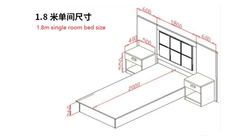 Расположение розеток в спальне схема и высота Modernos Muebles de dormitorio cama barato Hotel Juego de dormitorio muebles de 