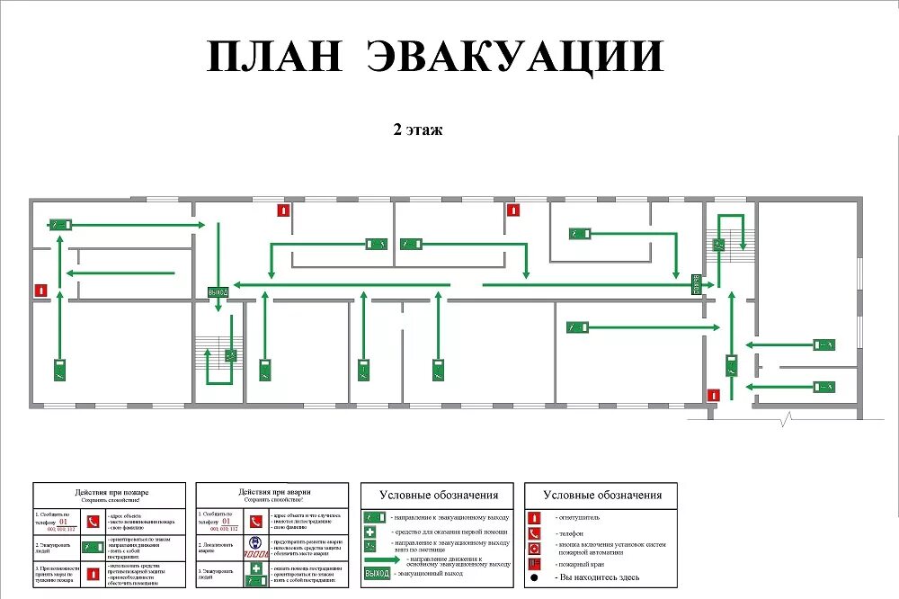 Расположение схемы эвакуации при пожаре План эвакуации учащихся