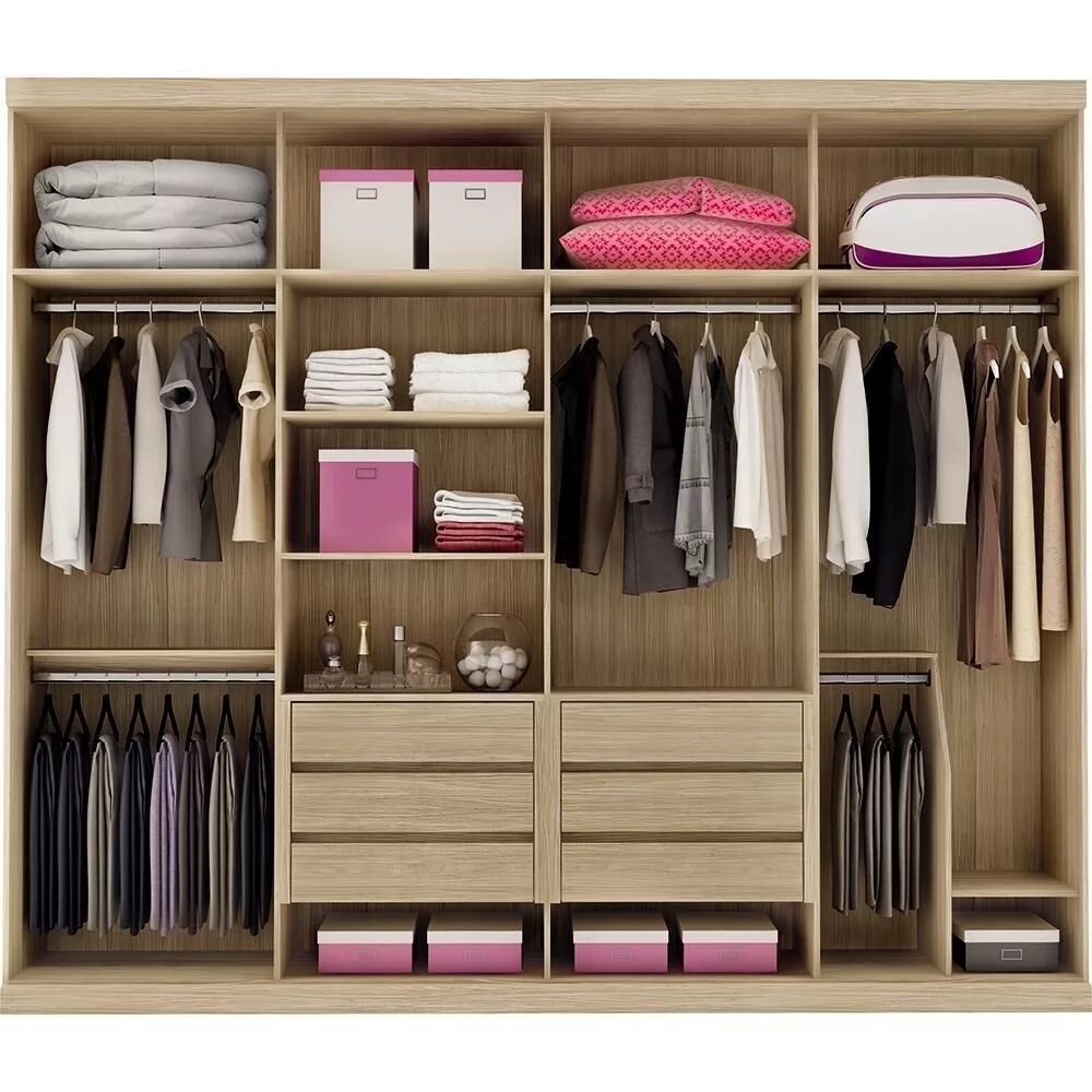 Расположение в шкафах купе фото Pin on غرف نوم bedrooms Bedroom cupboard designs, Closet designs, Closet design