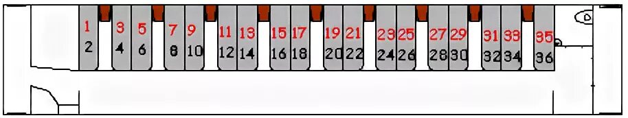 Расположение вагона купе схема Купе расположение мест в вагоне - блог Санатории Кавказа
