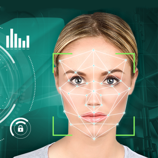 Распознавание лиц по фото AI Face Recognition Access Control Temperature Measurement Mask Detection