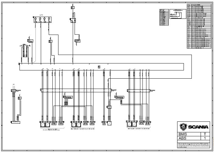 Распределительная коробка скания 4 серии схема подключения Электросхемы EBS Scania 5 серии - Автозапчасти и автоХитрости