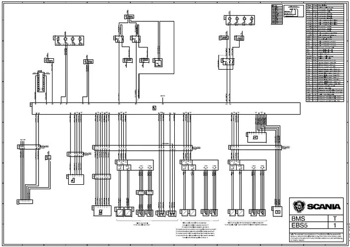 Распределительная коробка скания 4 серии схема подключения Электросхемы EBS Scania 5 серии - Автозапчасти и автоХитрости