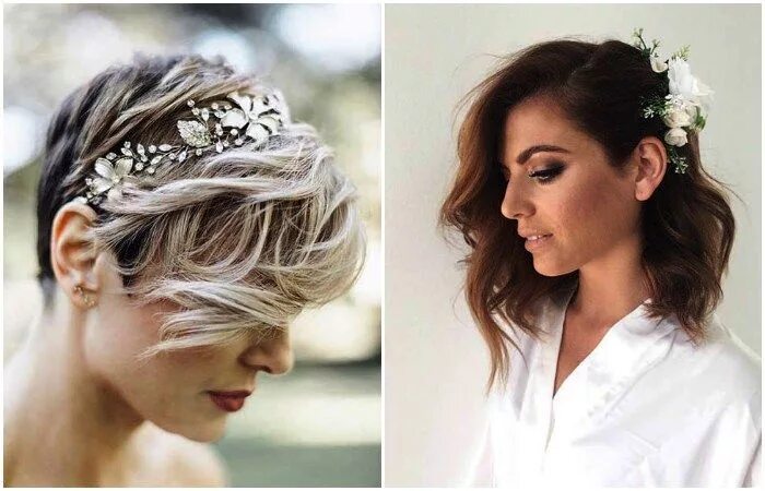 10 Best Wedding Hairstyles That Will Leave a Lasting Impression Medium length ha