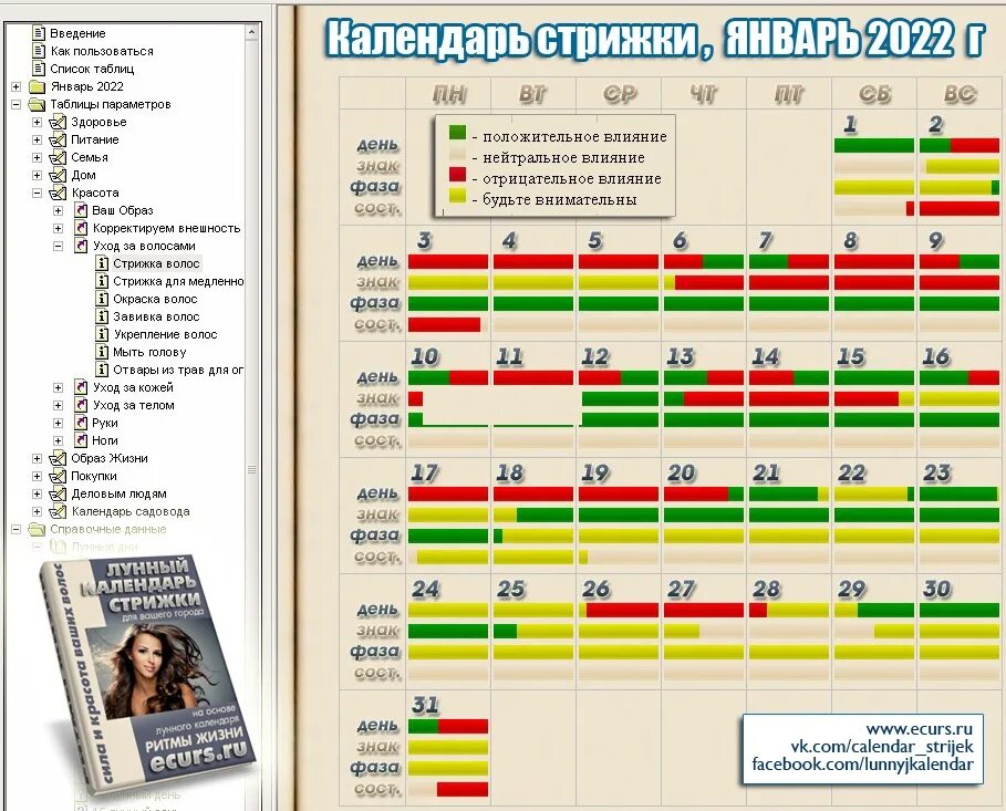 Рассчитать стрижку по лунному календарю Favorable time for a haircut in January 2022. 1 January from 7:55 to 9:20 2 Janu