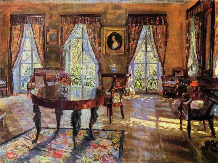 Рассказ о русском интерьере Interiors by Stanislav Zhukovsky Interior paintings, Famous art, Art painting