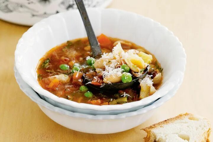 Рассольник классический рецепт с рисом пошаговый фото Minestrone soup Recipe Minestrone soup, Minestrone soup recipe, Minestrone