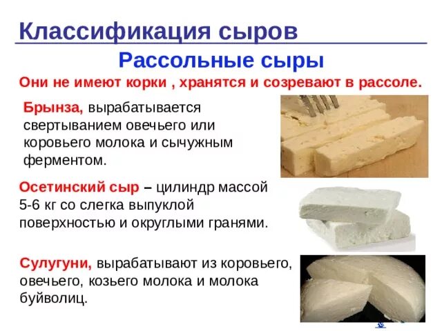 Рассольные сыры виды названия и фото Классификация сыров. Блюда из сыра