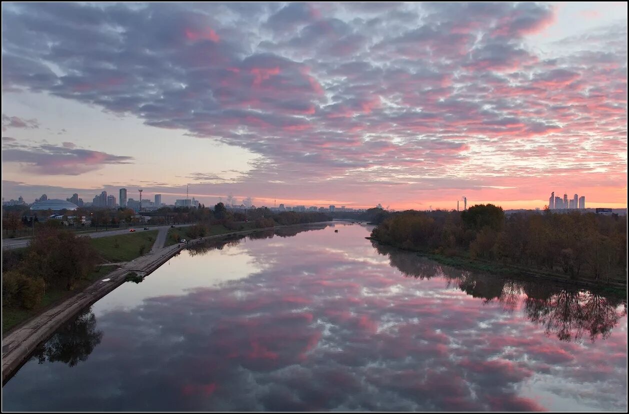 Рассвет на москве реке фото Photo Dawn over the Moscow River 2 by Olga Maleeva - city, landscape - PhotoForu