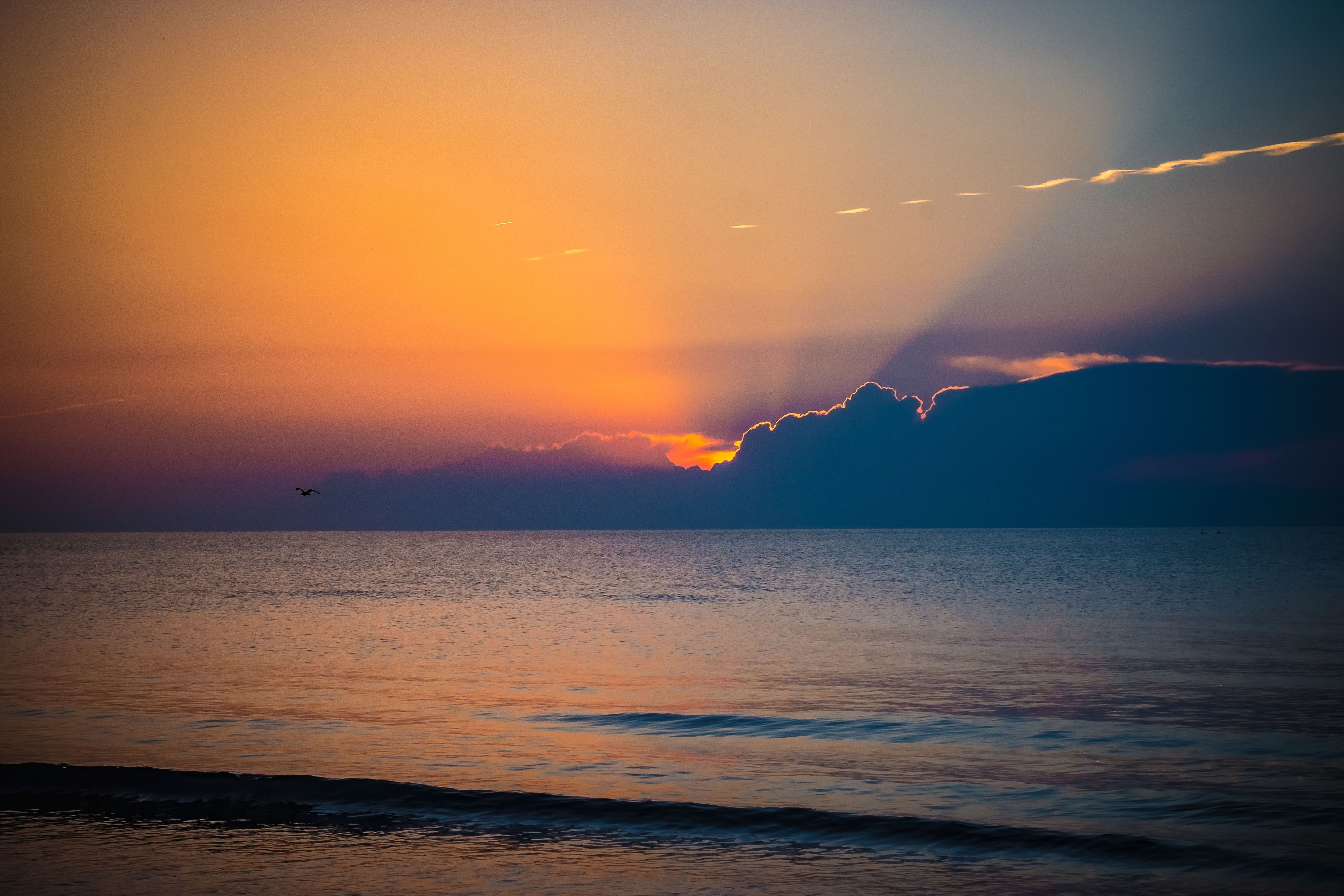 Рассвет над морем фото The Romanian Black Sea Riviera. It's five o'clock in the morning. I’m the first 