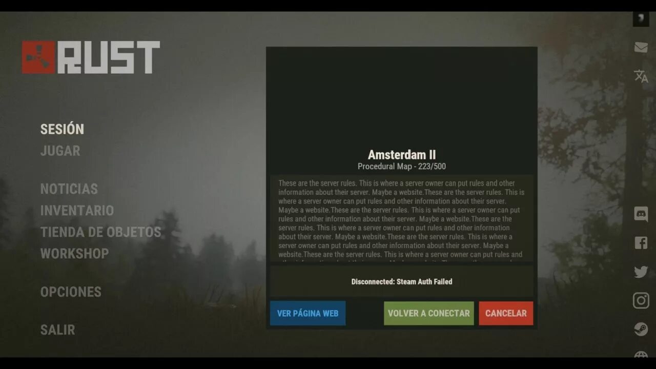 Раст ошибка подключения Steam Auth Failed Rust - YouTube