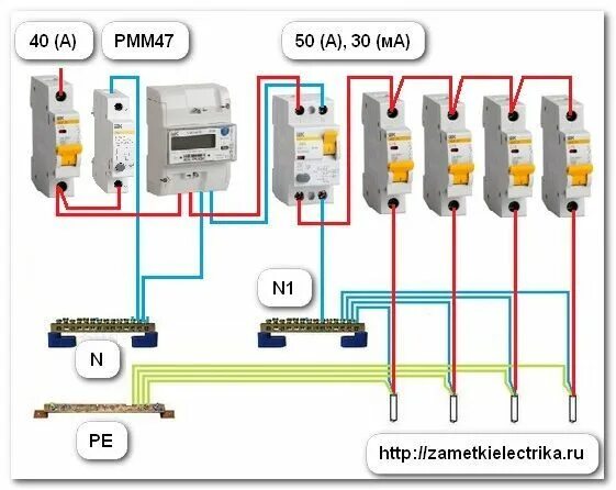 Расцепители автоматических выключателей схема подключения Электроинструмент , электрика !!! Электропроводка, Электротехника, Электрика
