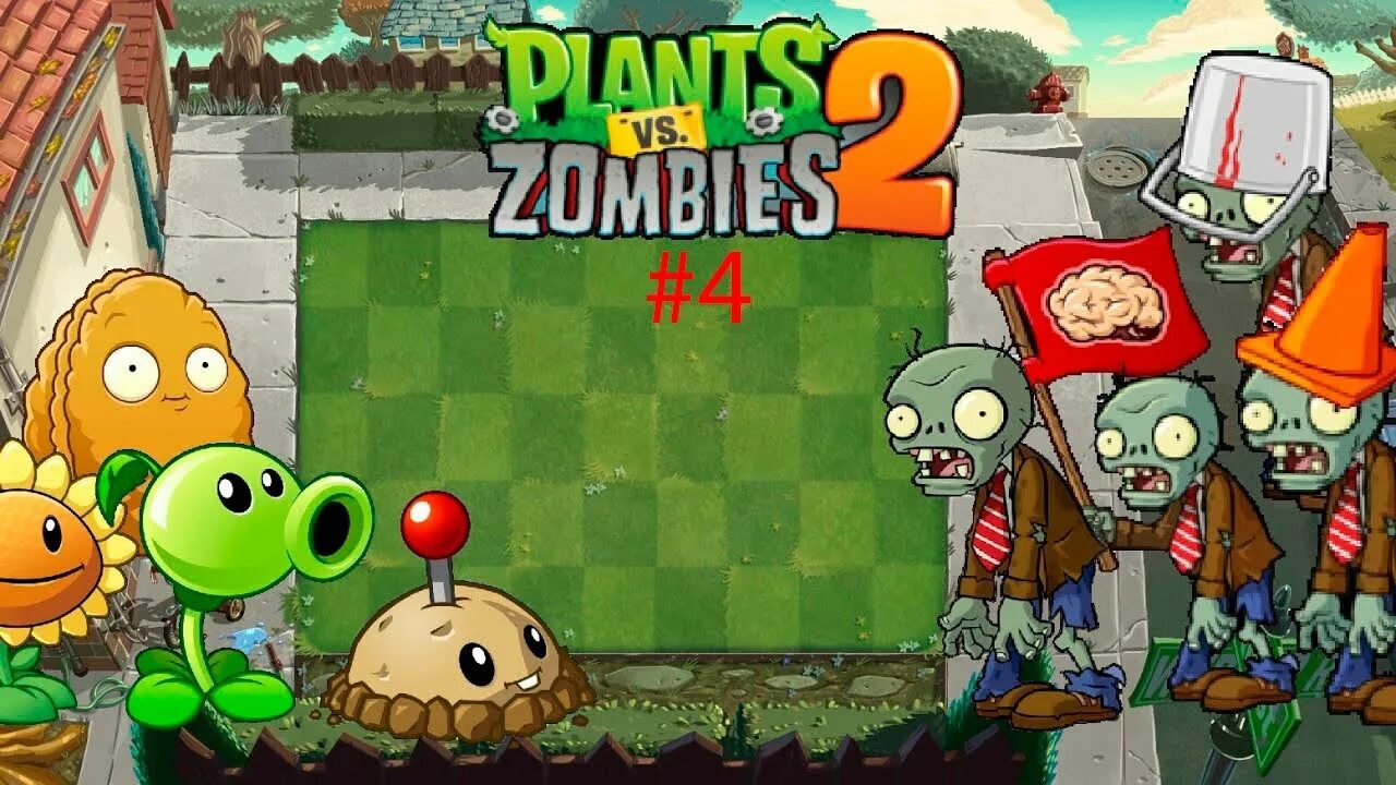 Растение против зомби игра 2 фото Plants Vs Zombies 2 #4 Прошёл квест с gumnut-ом **И поиграл на арене** - YouTube