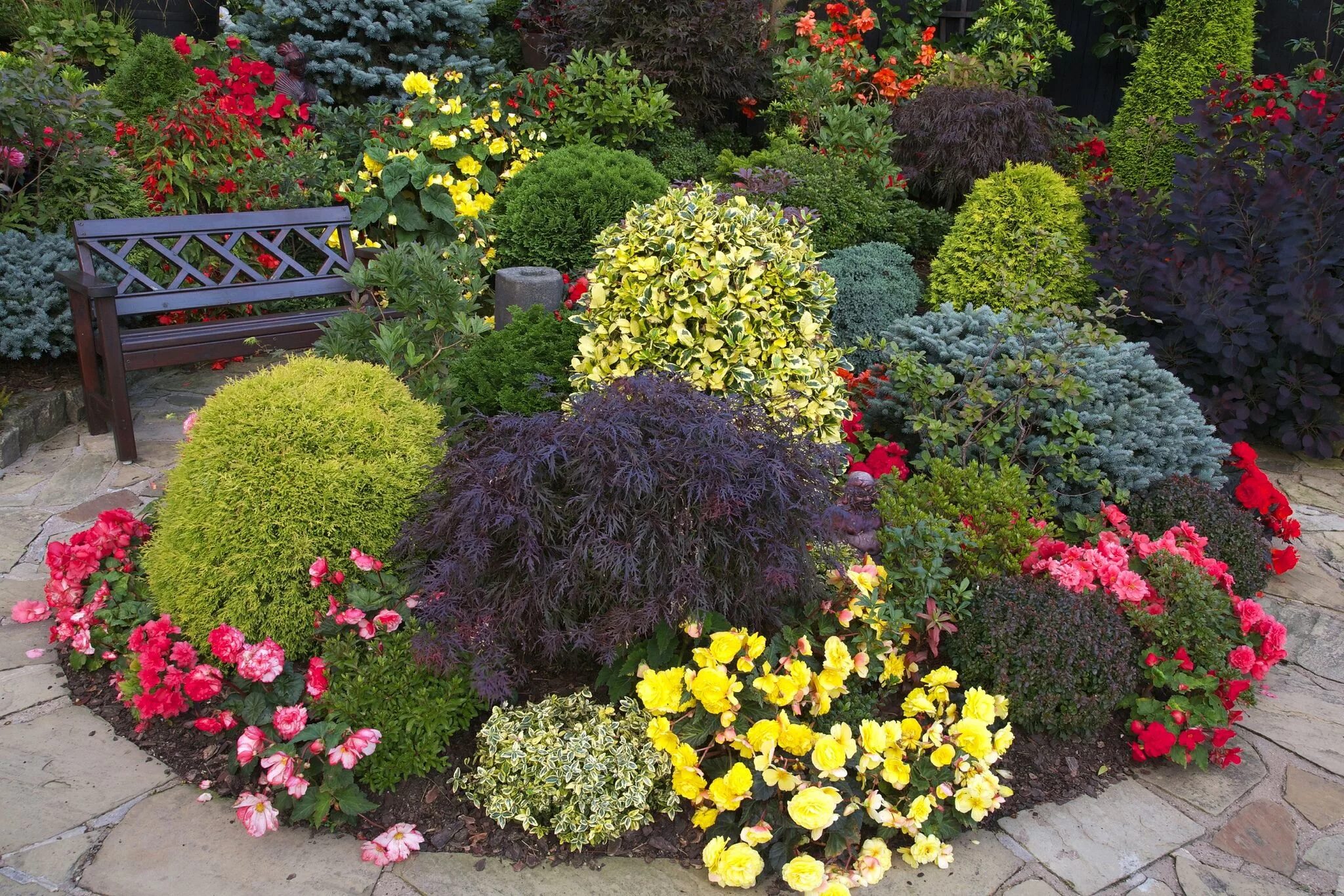 Растения для клумбы многолетние фото и названия Flowers and foliage in the late summer garden (September 2) Beautiful gardens, A