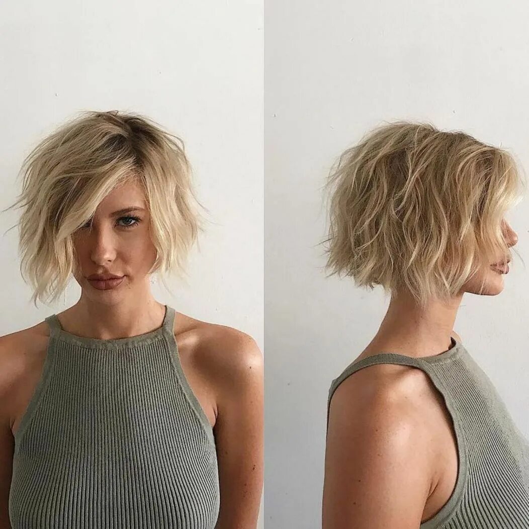 Растрепанная прическа на короткие волосы 60 Messy Bob Hairstyles for Your Trendy Casual Looks in 2024 Messy bob hairstyle