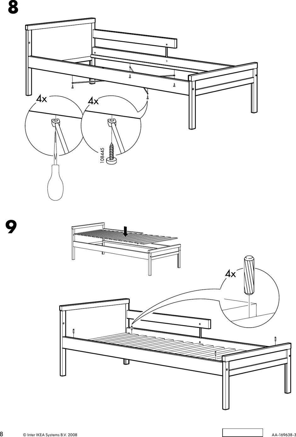 Растущая кровать икеа инструкция по сборке Кровать leksvik ikea сборка инструкция - Все инструкции и руководства по примене