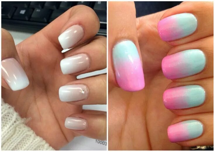 Растяжка на ногтях фото 2024 Розовый и бежевый маникюр омбре 2018 Ombre nails glitter, Ombre nails, Ombre nai