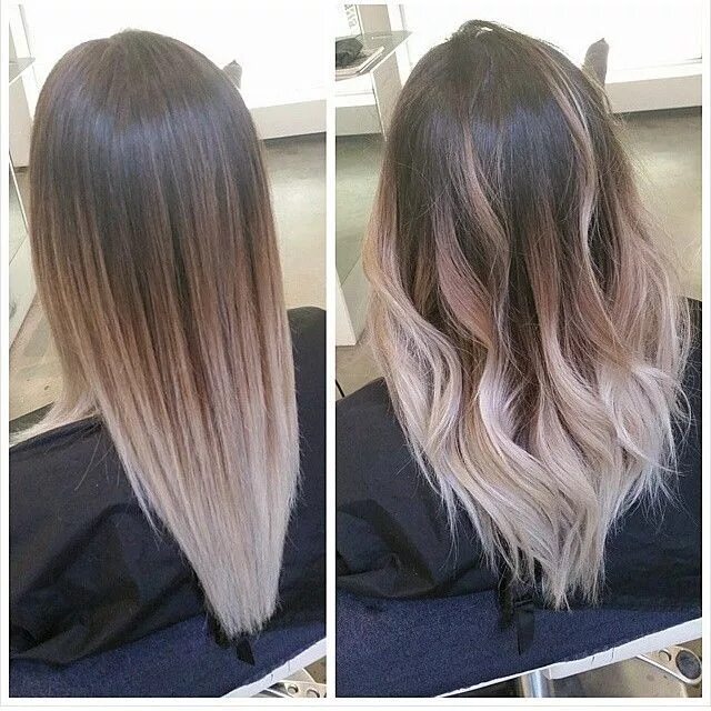 Растяжка на волосы средней длины фото Image result for balayage blonde Balayage straight hair, Hair hacks, Hair color 